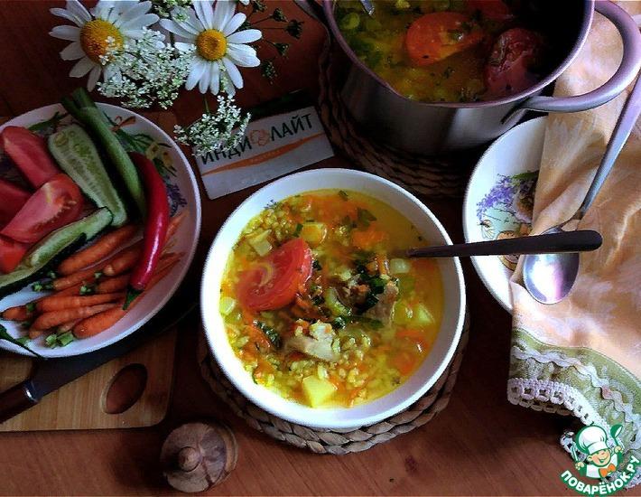 Рецепт: Летний дачный суп с индейкой