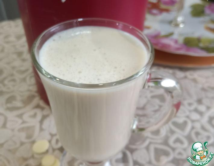 Рецепт: Молочно-кокосовый чай с белым шоколадом