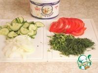 Овощной салат со сметаной ингредиенты