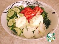 Овощной салат со сметаной ингредиенты