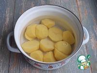 Тонкие картофельные вафли с ветчиной ингредиенты
