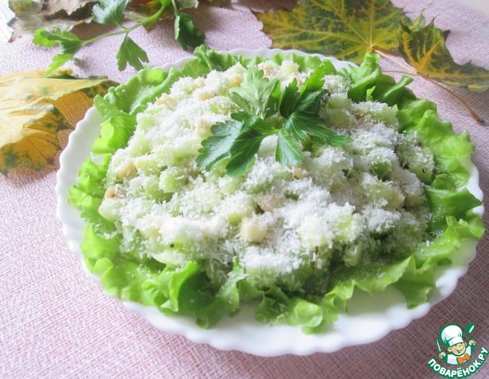 Рецепт: Фруктовый салат Под снегом