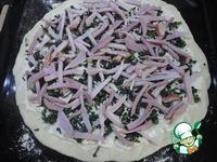 Творожно-сырная пицца со шпинатом ингредиенты