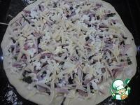 Творожно-сырная пицца со шпинатом ингредиенты