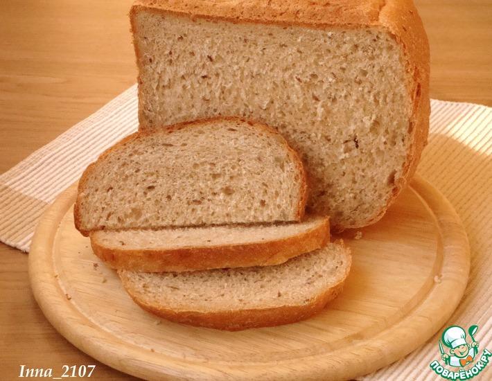 Рецепт: Серый хлеб с семечками на кефире