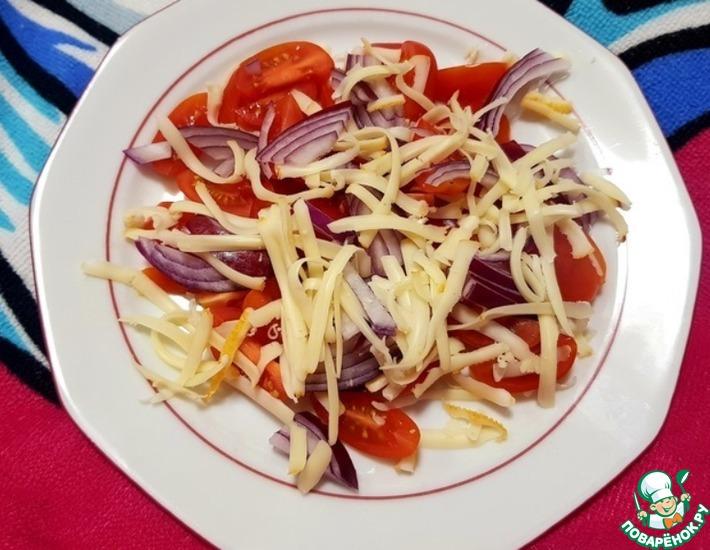 Рецепт: Иринкин салат из помидоров