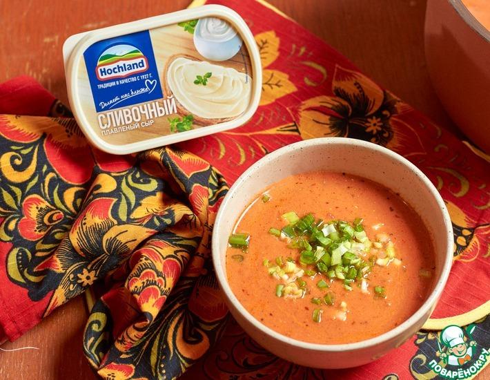 Рецепт: Томатно-сливочный суп