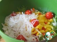 Овощной салат с курицей ингредиенты