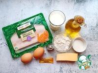 Панкейки с сыром и ветчиной ингредиенты