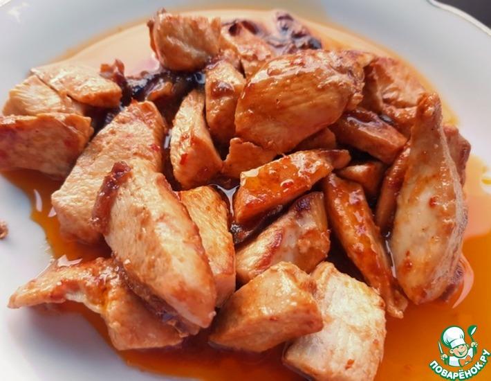 Рецепт: Куриное филе с соусом чили