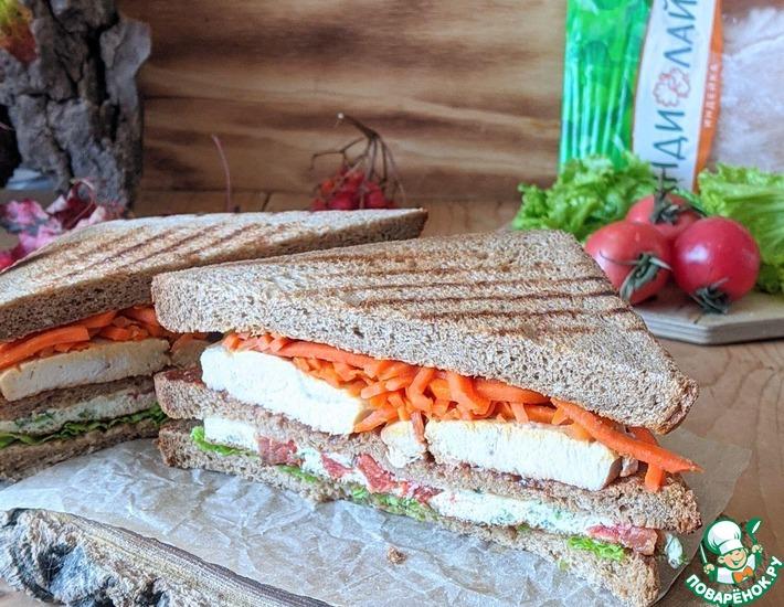 Рецепт: Большой сэндвич для всей семьи