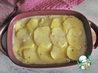Картофельная запеканка в яично-сырной заливке ингредиенты