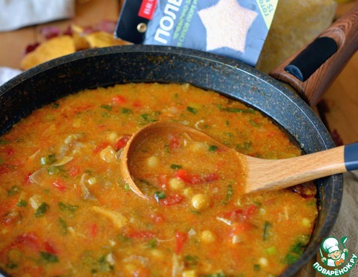 Рецепт: Густой суп по мотивам Харира