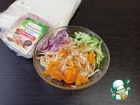 Шаурма с ветчиной и капустным салатом ингредиенты