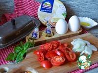 Яичница с плавленым сыром и овощами ингредиенты