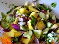 Постный салат с манго ингредиенты