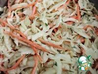 Салат из капусты и моркови Простой ингредиенты