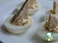 Закуска Парусники из яиц ингредиенты