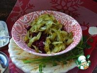 Свекольный салат с тунцом и фетой ингредиенты