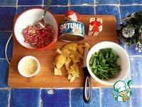 Салат с тунцом и стручковой фасолью ингредиенты