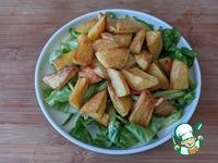 Тёплый салат с картофелем и тунцом ингредиенты