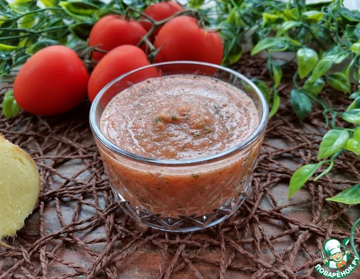 Рецепт: Острый соус из помидоров