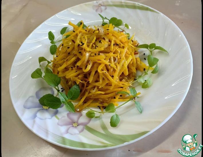 Рецепт: Морковный салат с перцем чили