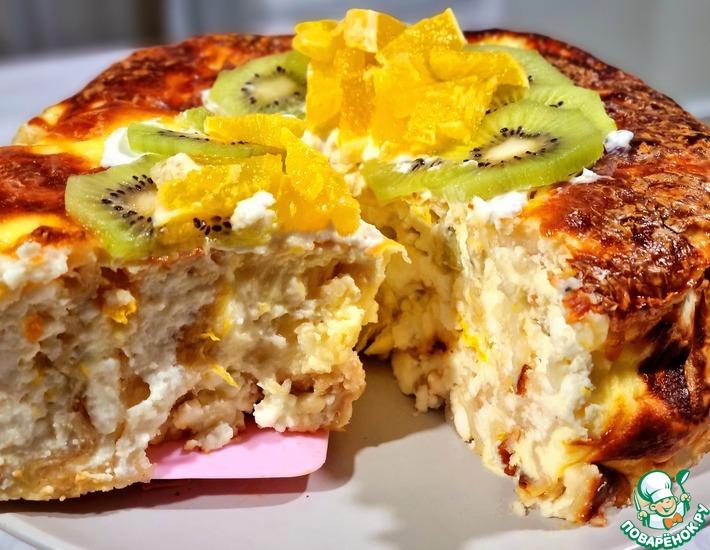 Рецепт: Творожный пирог из лаваша