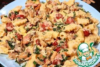 Рецепт: Паста с охотничьми колбасками