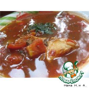Рецепт: Острый томатный суп