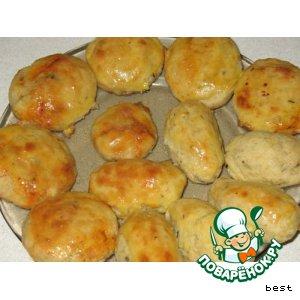 Рецепт: Картофельные пирожки с капустой