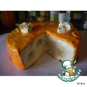 Рецепт: Торт Головка сыра