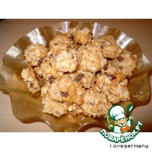 Рецепт: Печенье из кукурузных хлопьев