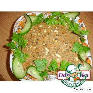 Рецепт: Салат «Печеночный деликатес»