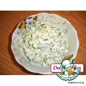 Рецепт: Салат «Весенний зеленый»