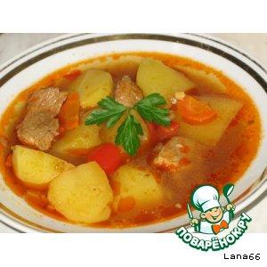 Рецепт: Картофельный суп дня
