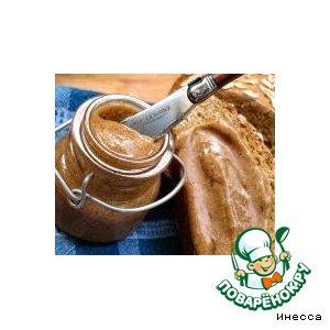 Рецепт: Ореховое масло с фундуком и медом