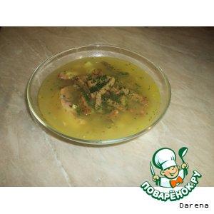 Рецепт: Суп из чечевицы с копченостями