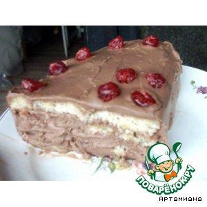 Орехово-шоколадный торт