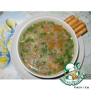 Рецепт: Суп с куриными желудками