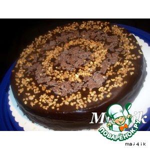 Торт шоколадно-медово-ореховый