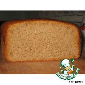 Рецепт: Ржано-пшеничный хлеб на закваске
