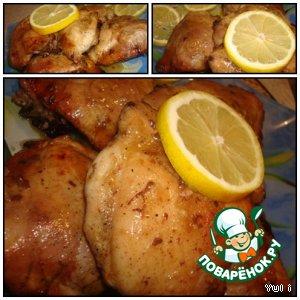Рецепт: Курица в горчично-медовом соусе