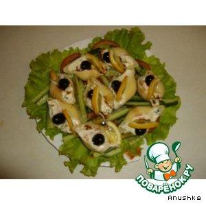 Рецепт: Закусочный салат «perla negra»