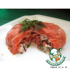 Рецепт: Порционный салат Подводный грот