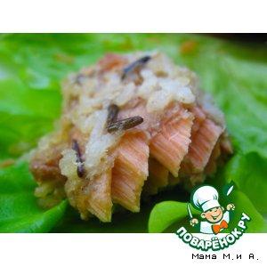 Рецепт: Рыба по-тайски в рисовой корочке