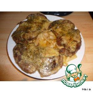 Рецепт: Говядина в соево-чесночном маринаде