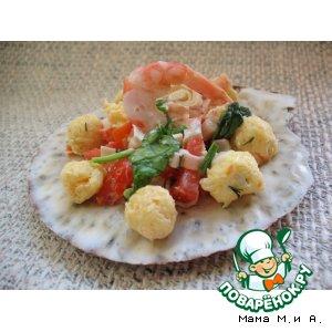 Рецепт: Салат «Жемчужины Красного моря»