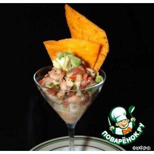 Рецепт: Коктейль из креветок Shrimp Cocktail