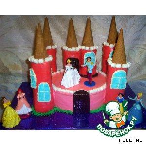 Рецепт: Торт "Замок для принцессы"